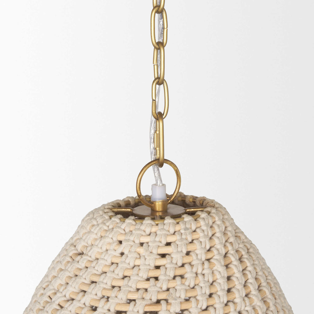 MERCANA TOSHA COTTON ROPE BELL PENDANT 70918