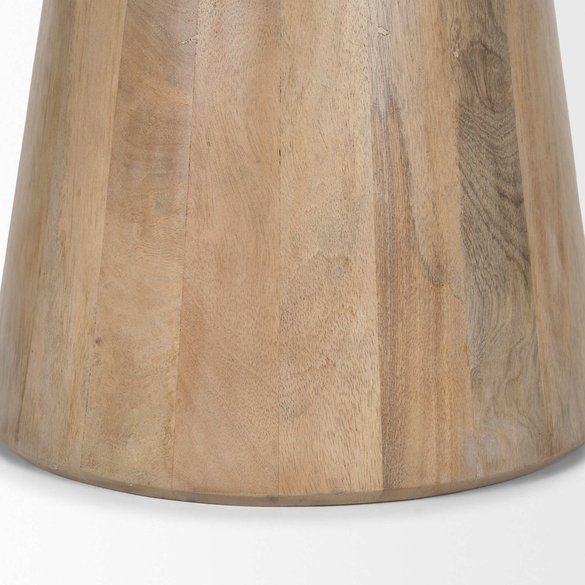 MERCANA TAKODA ROUND WOOD SIDE TABLE 70877