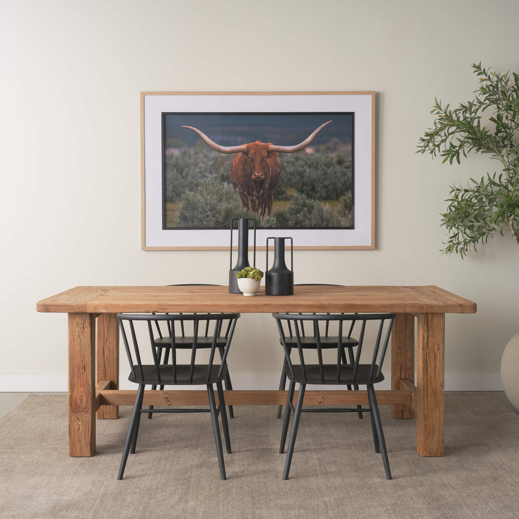 MERCANA COLIN BLACK METAL DINING CHAIR 69840