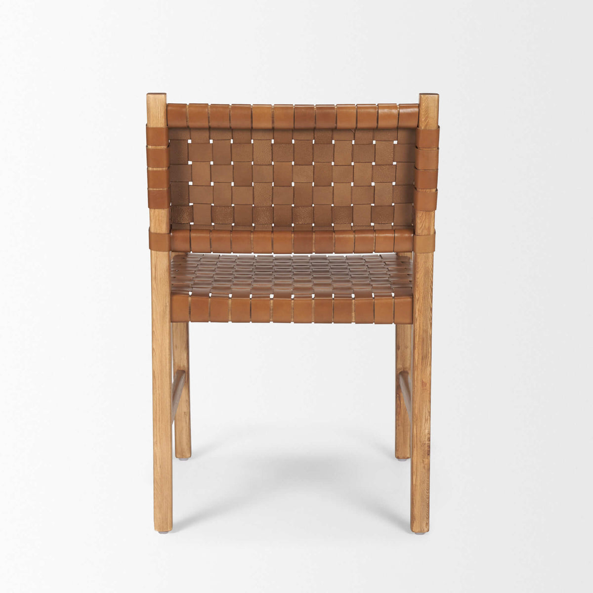 MERCANA SHANE WOVEN LEATHER DINING CHAIR 70799