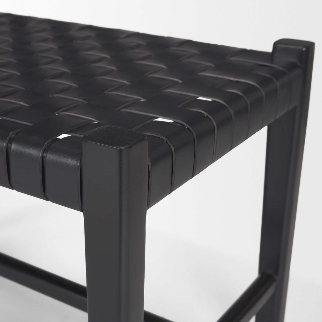 MERCANA SHANE WOVEN LEATHER BENCH 70801