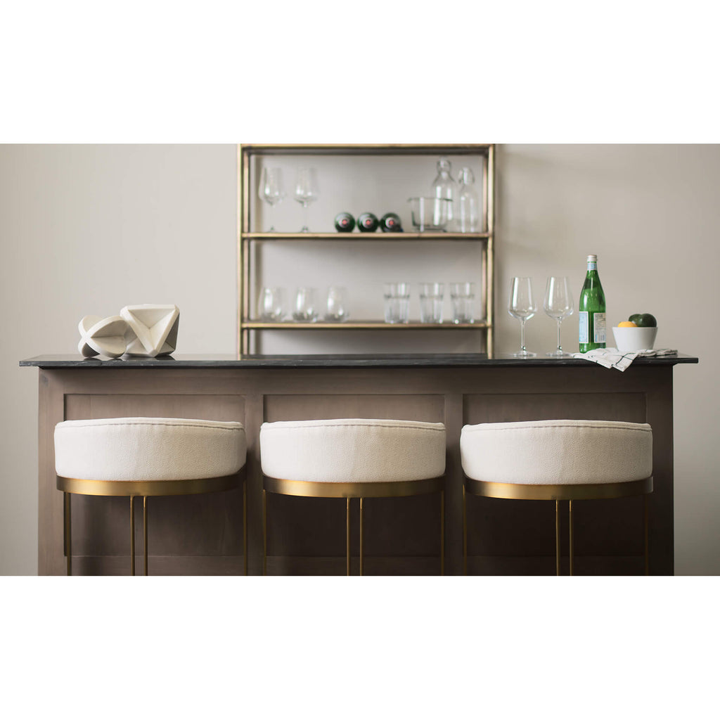 MERCANA HOLLYFIELD BAR STOOL CREAM FABRIC 69456