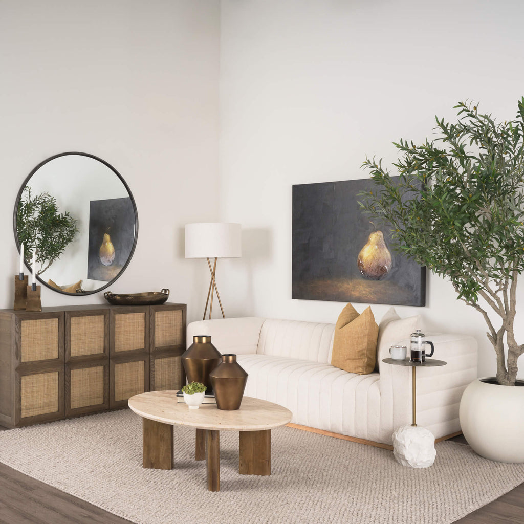 MERCANA SINA NATTURAL RATTAN 4 DOOR SIDEBOARD 70815