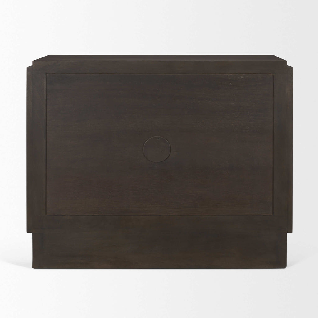 MERCANA WAGNER WOOD ARCHED DESIGN ACCENT CABINET 71040