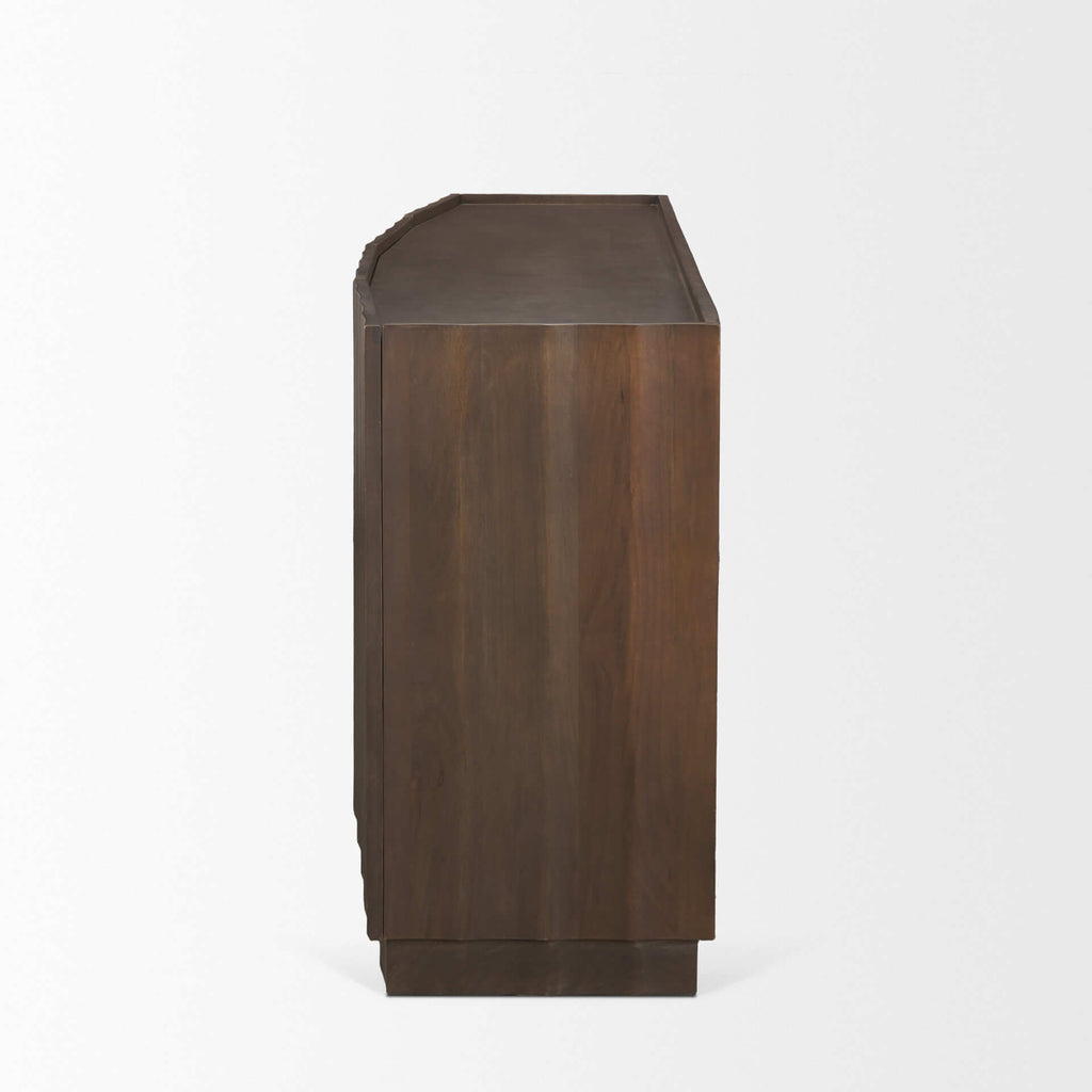 MERCANA SWANSON DARK BROWN WOOD SIDEBOARD 71007