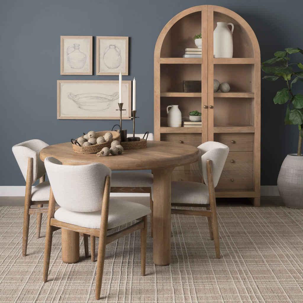 MERCANA SURI ARCHED CURIO CABINET 70825