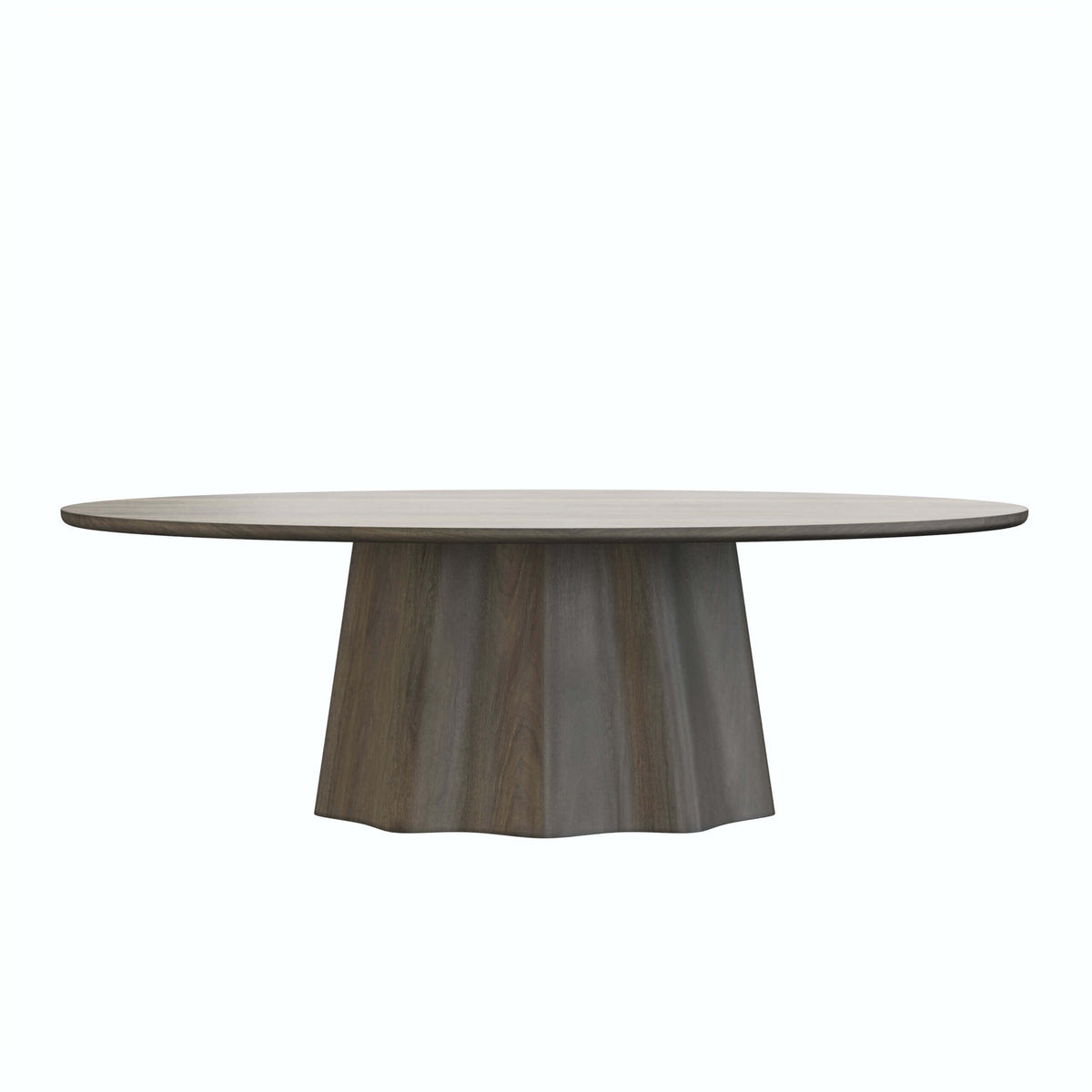MERCANA JOVANI 94" SOLID DARK BROWN MANGO WOOD DINING TABLE  71109-AB