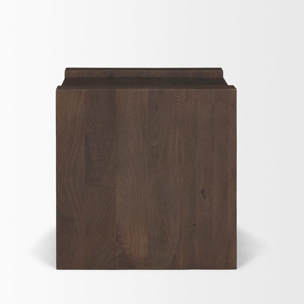 MERCANA WESSON DARK BROWN ACCENT TABLE  71058