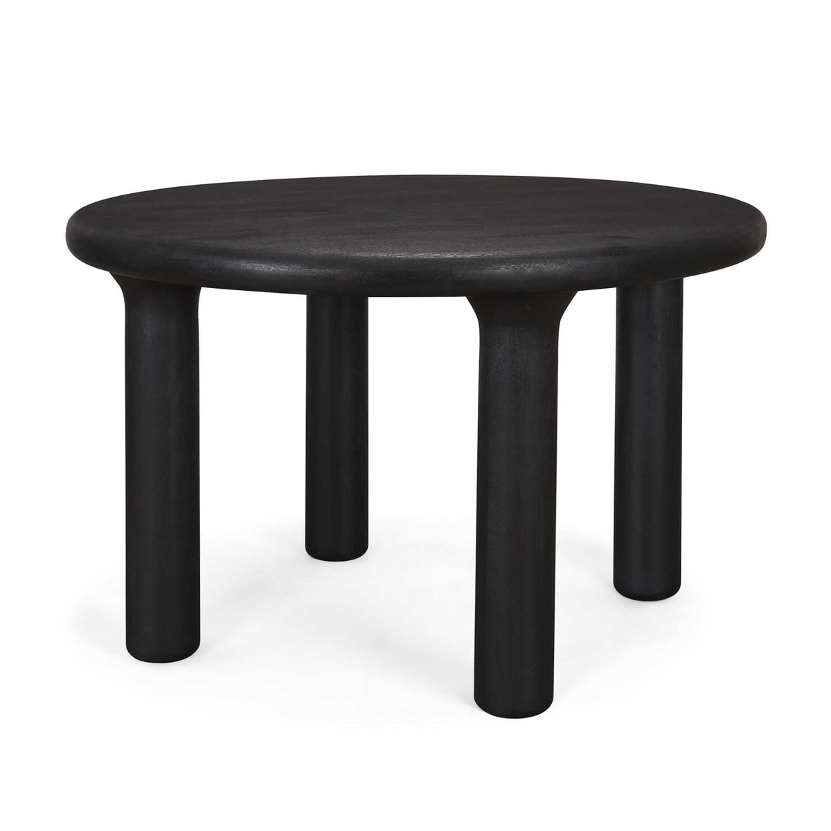 MERCANA SOMA 48" BLACK ACACIA WOOD DINING TABLE 70883-AB