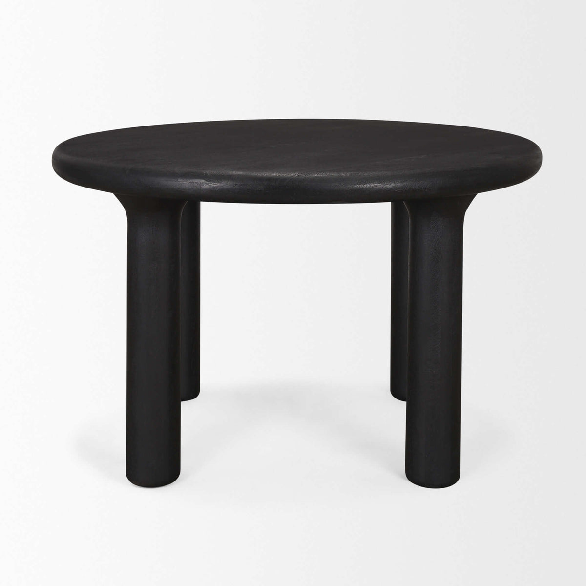 MERCANA SOMA 48" BLACK ACACIA WOOD DINING TABLE 70883-AB