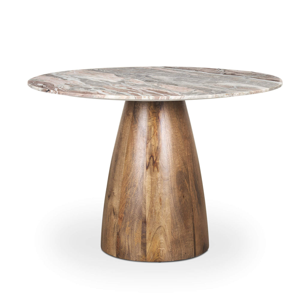MERCANA ALLYSON 54" MARBLE TOP DINING TABLE 71103-AB