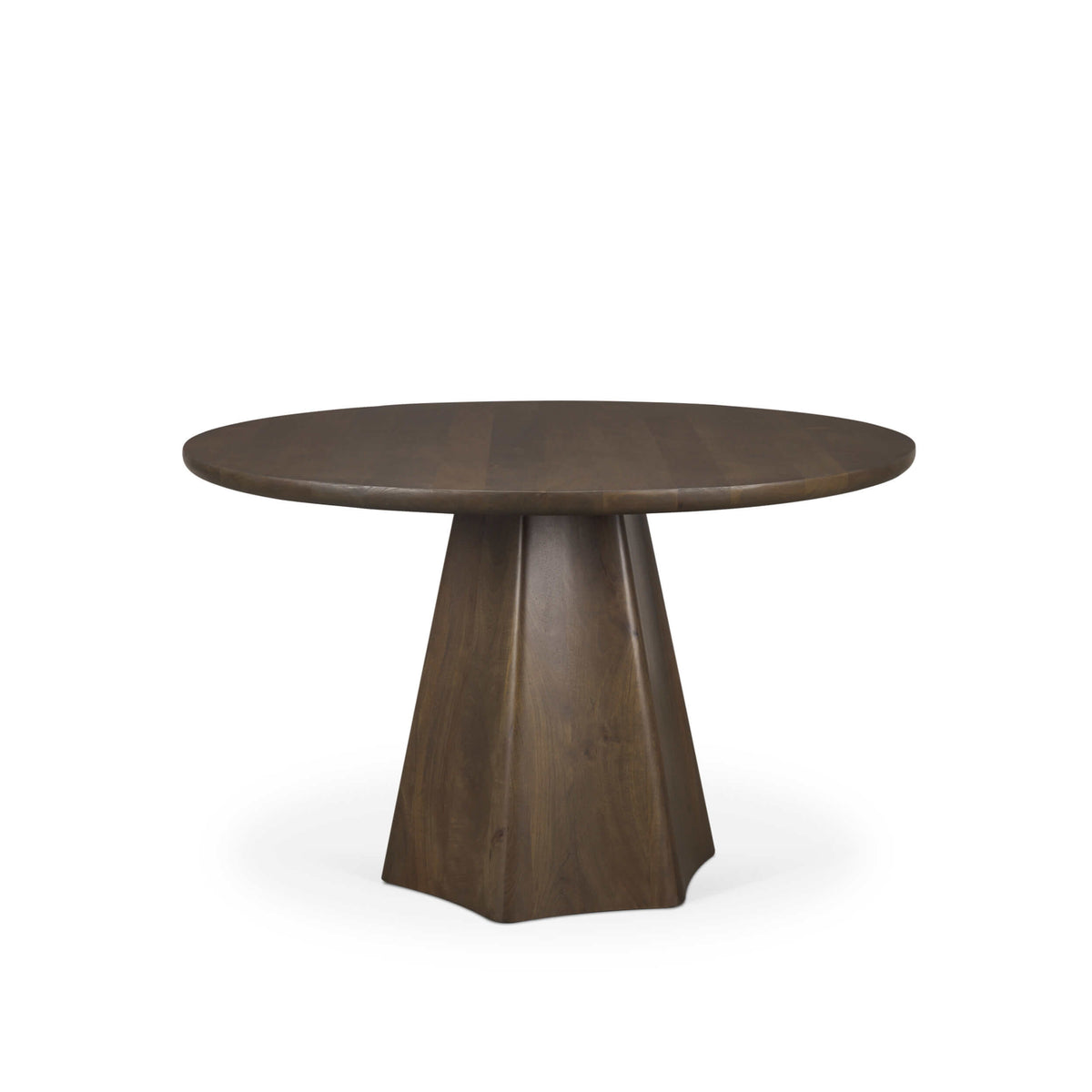 MERCANA JOVANI SOLID DARK BROWN MANGO WOOD DINING TABLE 71104-AB