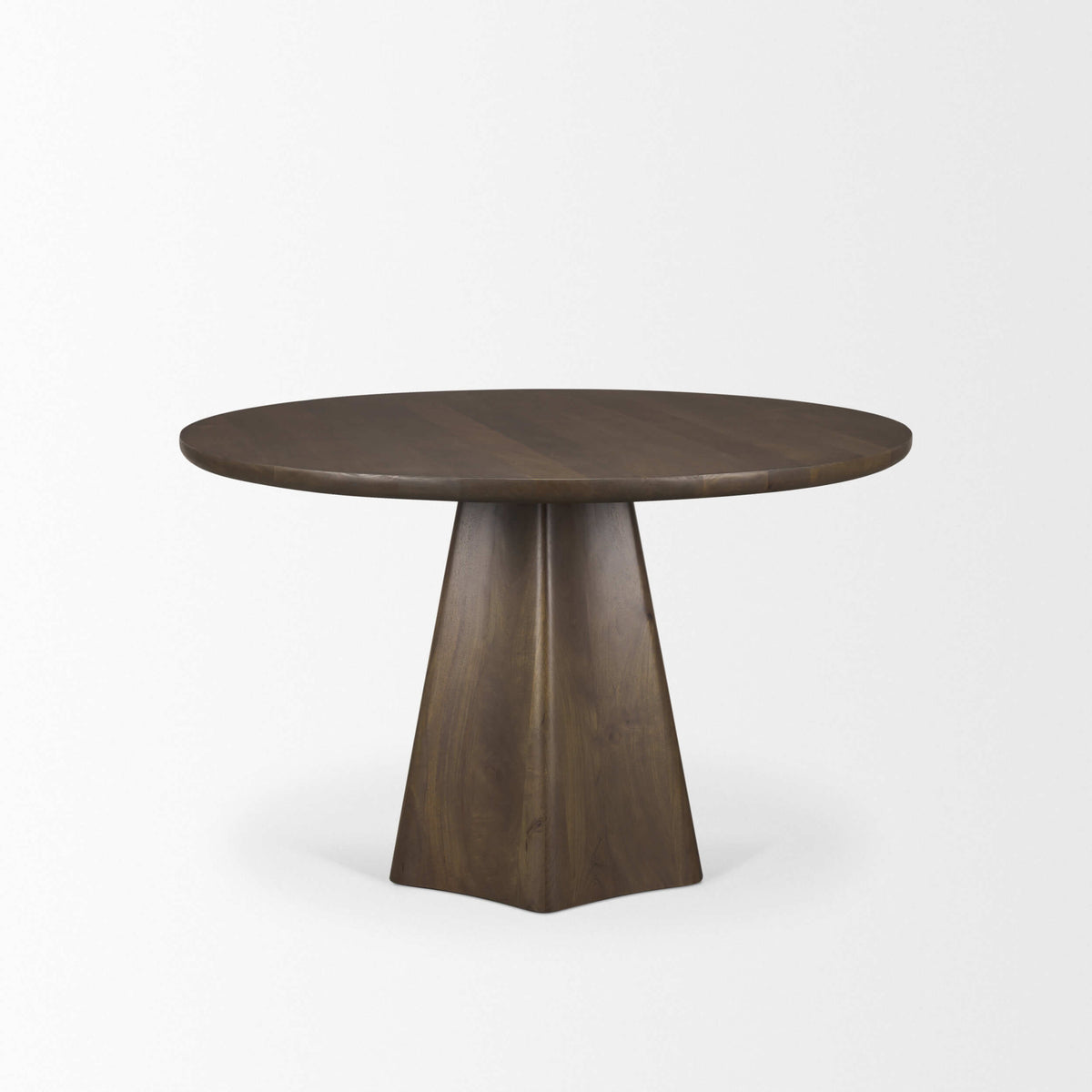 MERCANA JOVANI SOLID DARK BROWN MANGO WOOD DINING TABLE 71104-AB