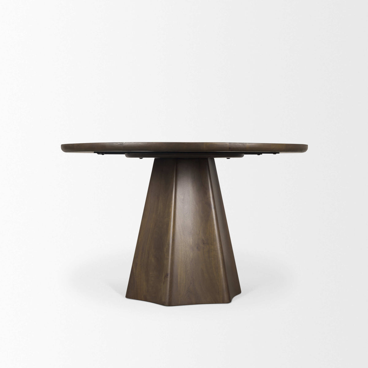 MERCANA JOVANI SOLID DARK BROWN MANGO WOOD DINING TABLE 71104-AB