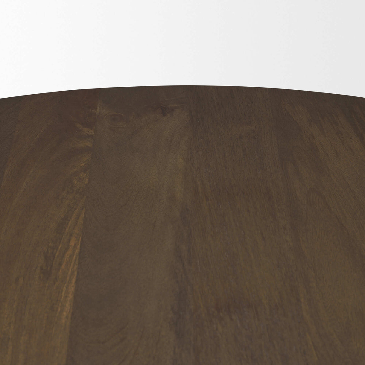 MERCANA JOVANI SOLID DARK BROWN MANGO WOOD DINING TABLE 71104-AB