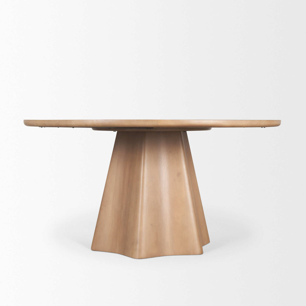 MERCANA JOVANI 60" SOLID LIGHT BROWN MANGO WOOD DINING TABLE  71106-AB