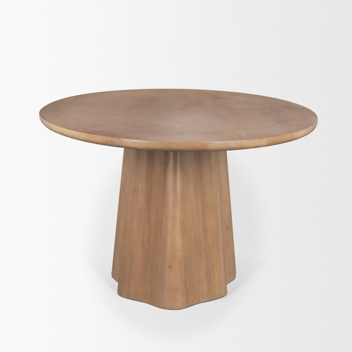 MERCANA JOVANI 94" SOLID LIGHT BROWN MANGO WOOD DINING TABLE  71108-AB