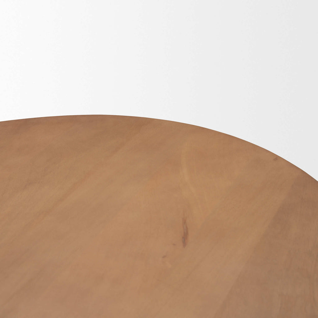 MERCANA JOVANI 48" SOLID LIGHT BROWN MANGO WOOD DINING TABLE  71105-AB