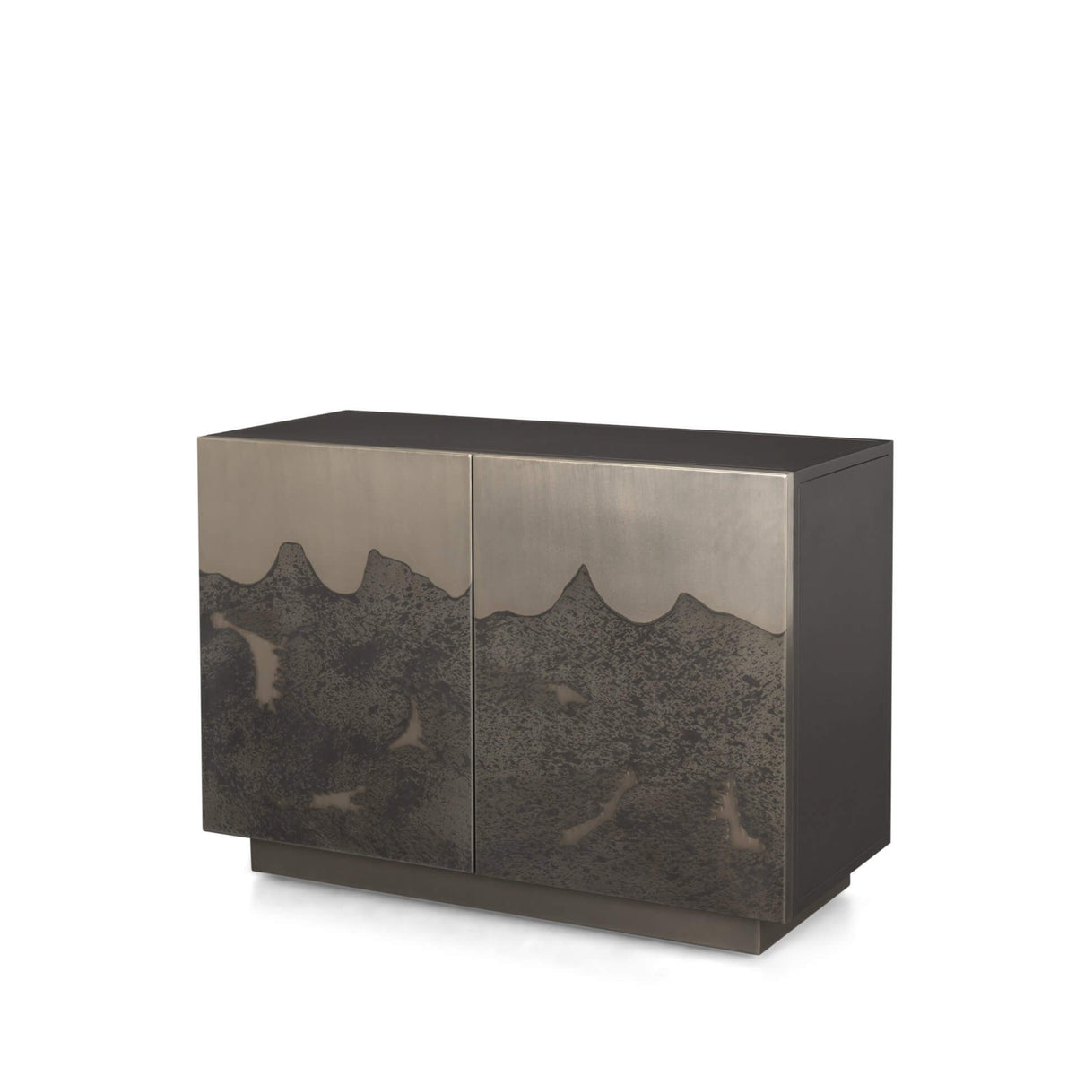 MERCANA ROXDALE ACID WASH METAL ACCENT CABINET 71073