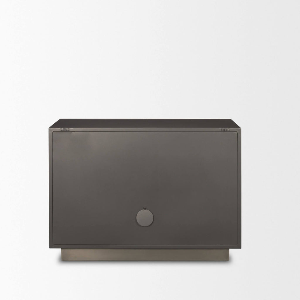 MERCANA ROXDALE ACID WASH METAL ACCENT CABINET 71073