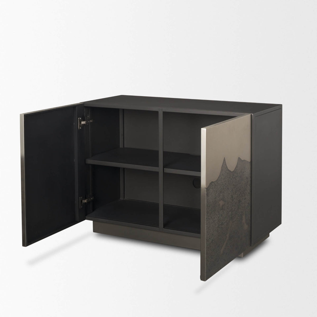 MERCANA ROXDALE ACID WASH METAL ACCENT CABINET 71073