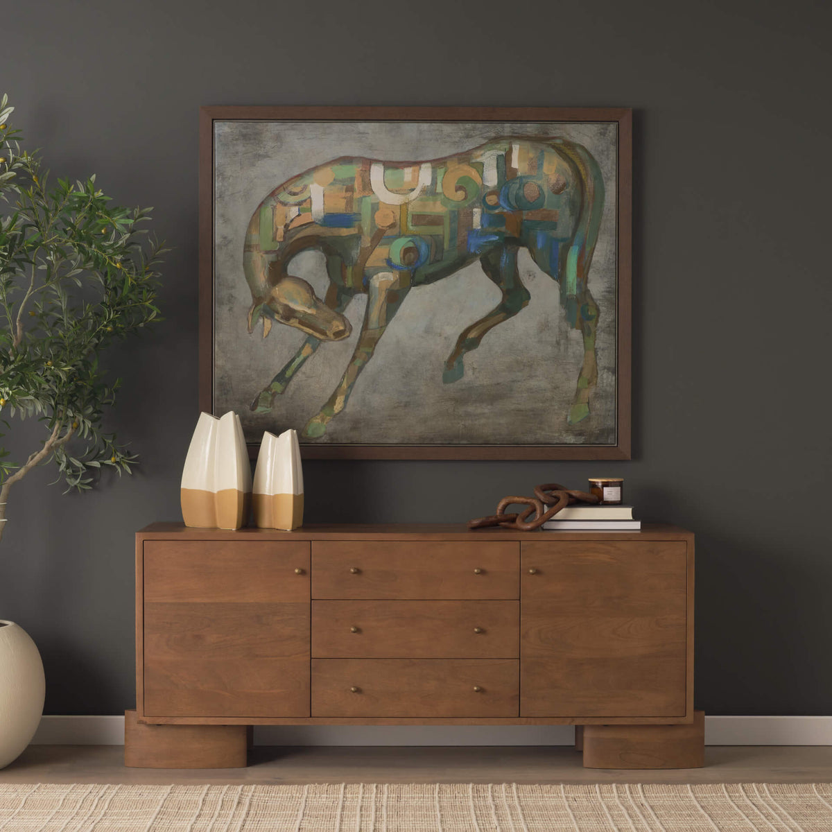 MERCANA JONAN SOLID MANGO WOOD SIDEBOARD 71113
