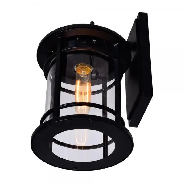 CWI LIGHTING BELMONT 1 LIGHT OUTDOOR BLACK WALL LANTERN 0096W7-1-101