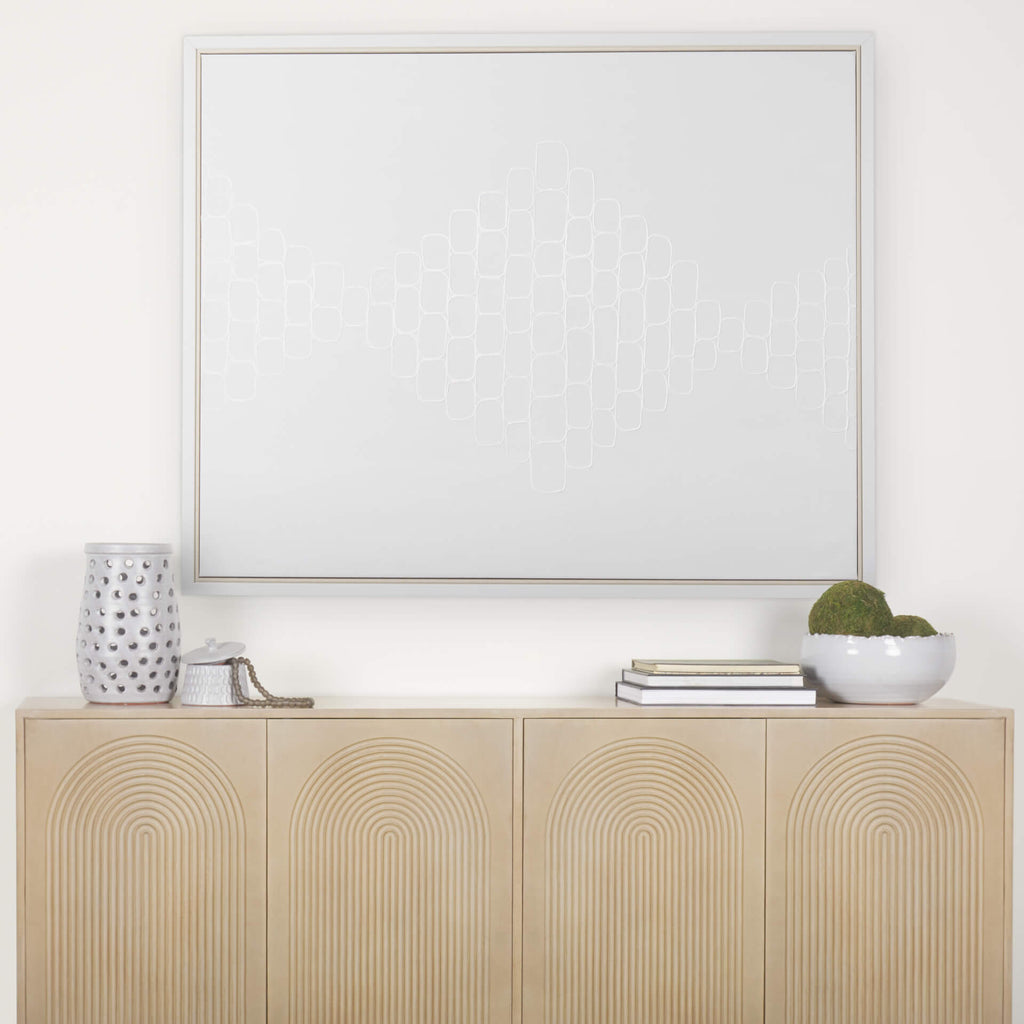 MERCANA TUCKER CARVED ARCH PATTERN SIDEBOARD 69954