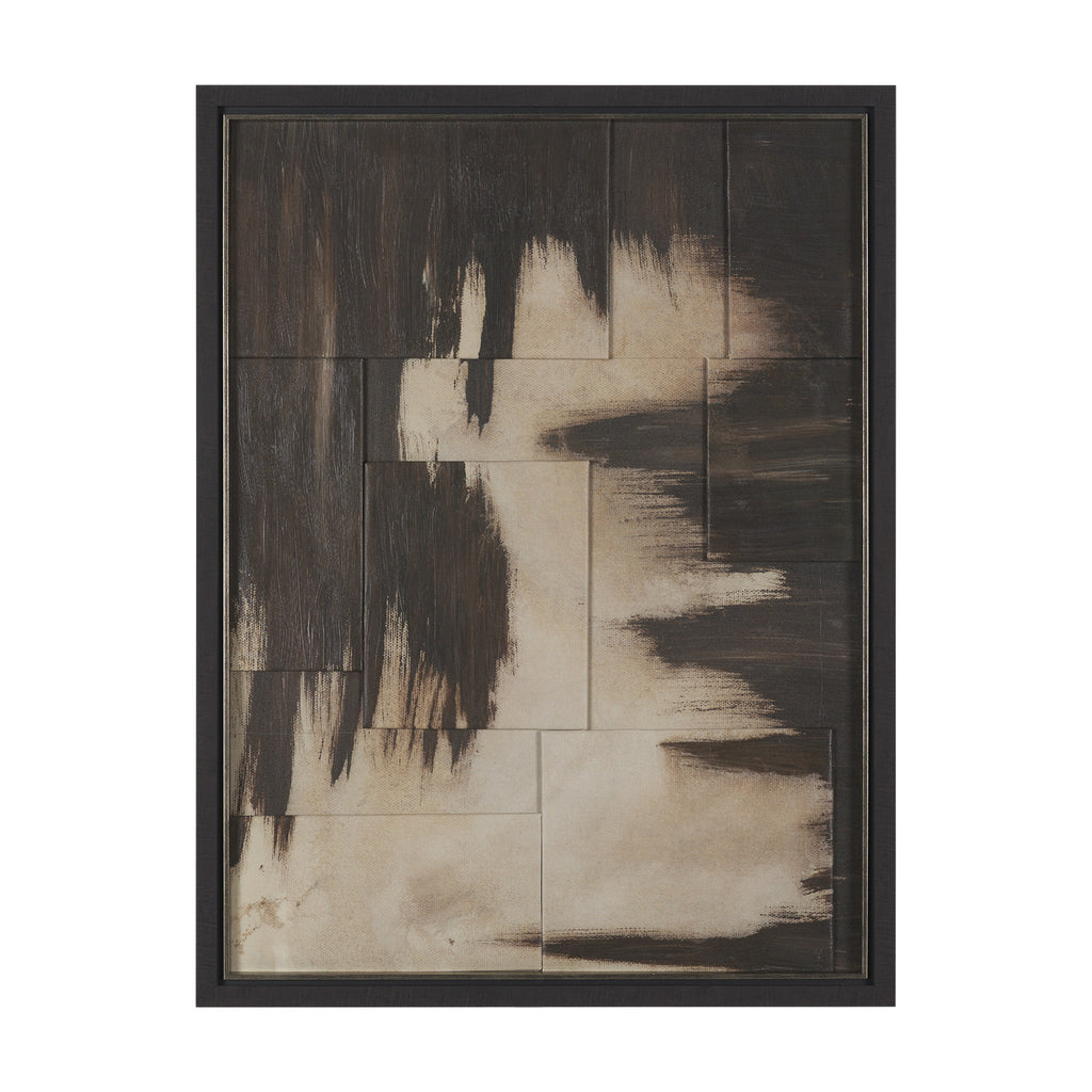MERCANA CHARRED FRAMED ART PRINT MATTED UNDER GLASS 15799