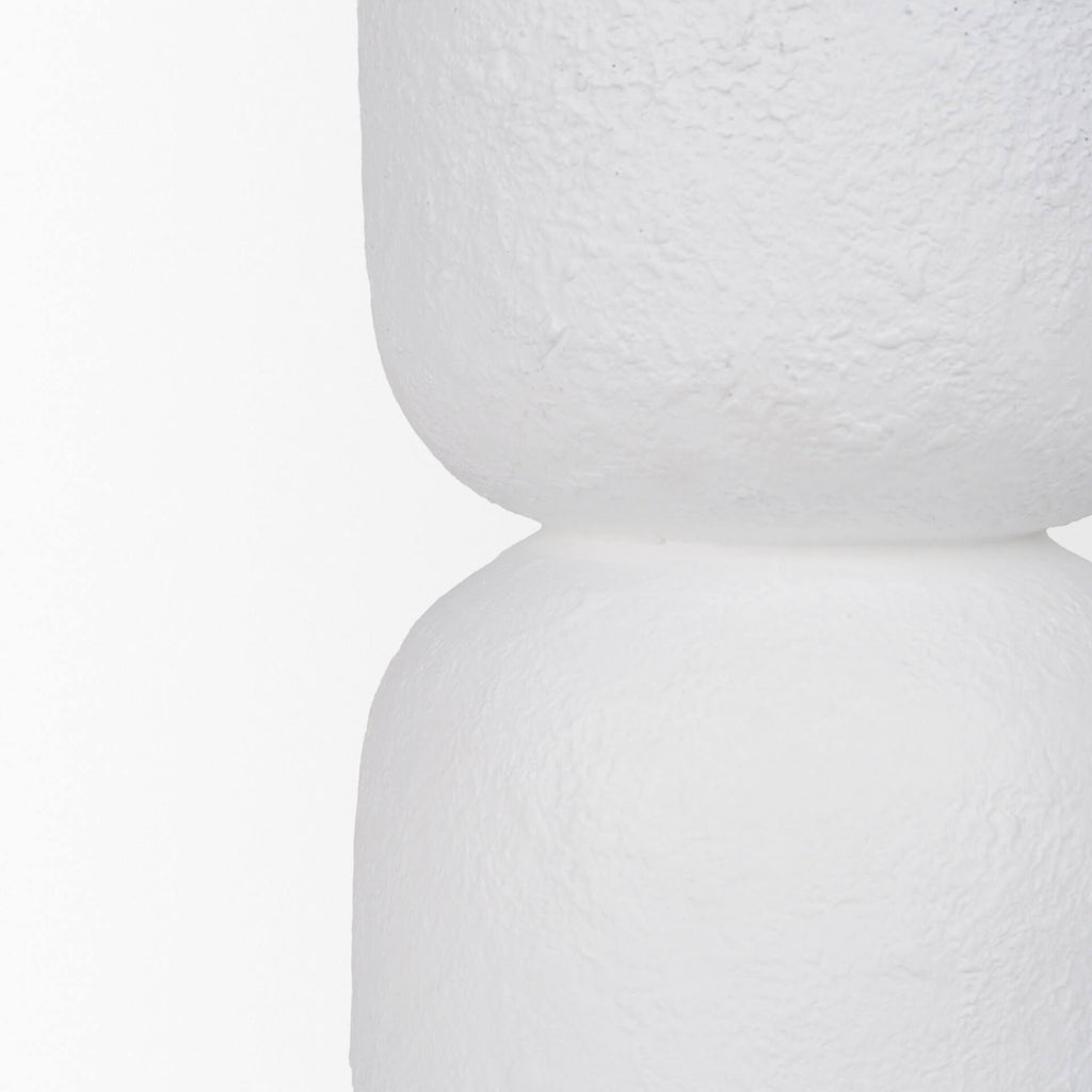 MERCANA EVERLY WHITE CEMENT TABLE LAMP 69707