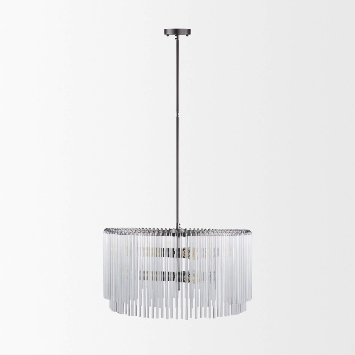 MERCANA ANNA GLASS RODS 6 LT CHANDELIER 67140