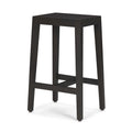 MERCANA COLONY 25" WOODEN STOOL BLACK BROWN 71133
