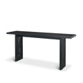 MERCANA GRIER 65" CANE CONSOLE TABLE BLACK 71142