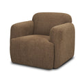 MERCANA SAGA BROWN PLUSH CHAIR 71198
