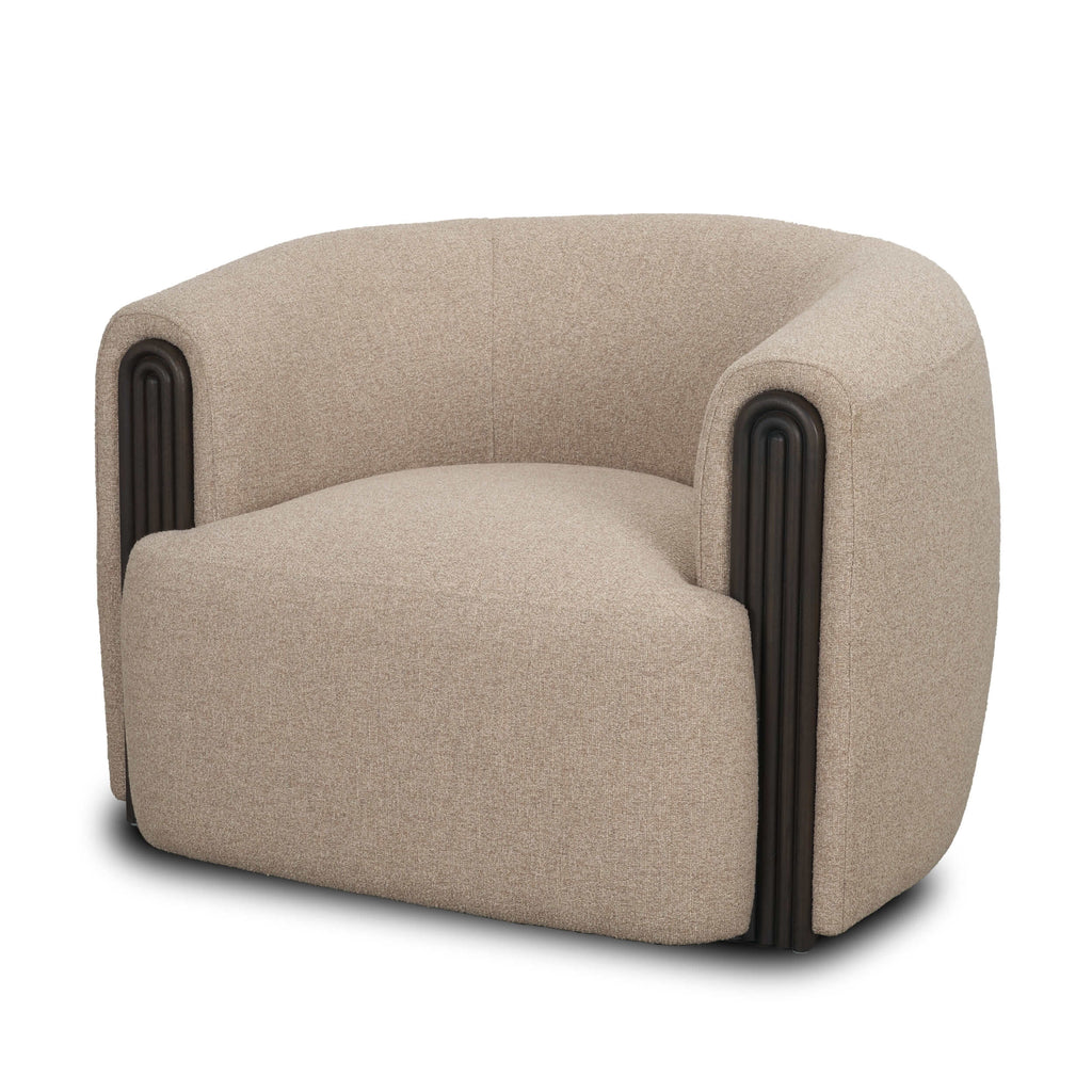 MERCANA KORNELIA MUSHROOM BARREL ACCENT CHAIR 71200