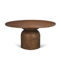 MERCANA ATLAS 60" MID-BROWN ROUND TABLE 71217-AB