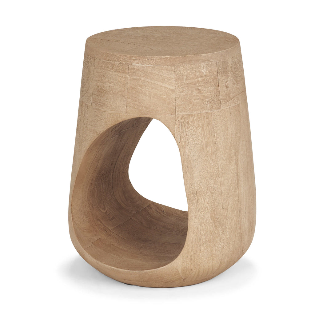 MERCANA COVE LIGHT BROWN OPEN SIDE TABLE 71223