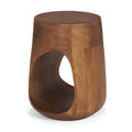 MERCANA COVE MID BROWN OPEN SIDE TABLE 71224