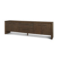 MERCANA BELFORD DARK BROWN OAK MEDIA CONSOLE 71229