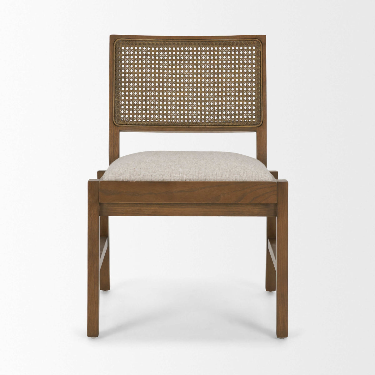 MERCANA REID BROWN CANE DINING CHAIR SET OF TWO 71243