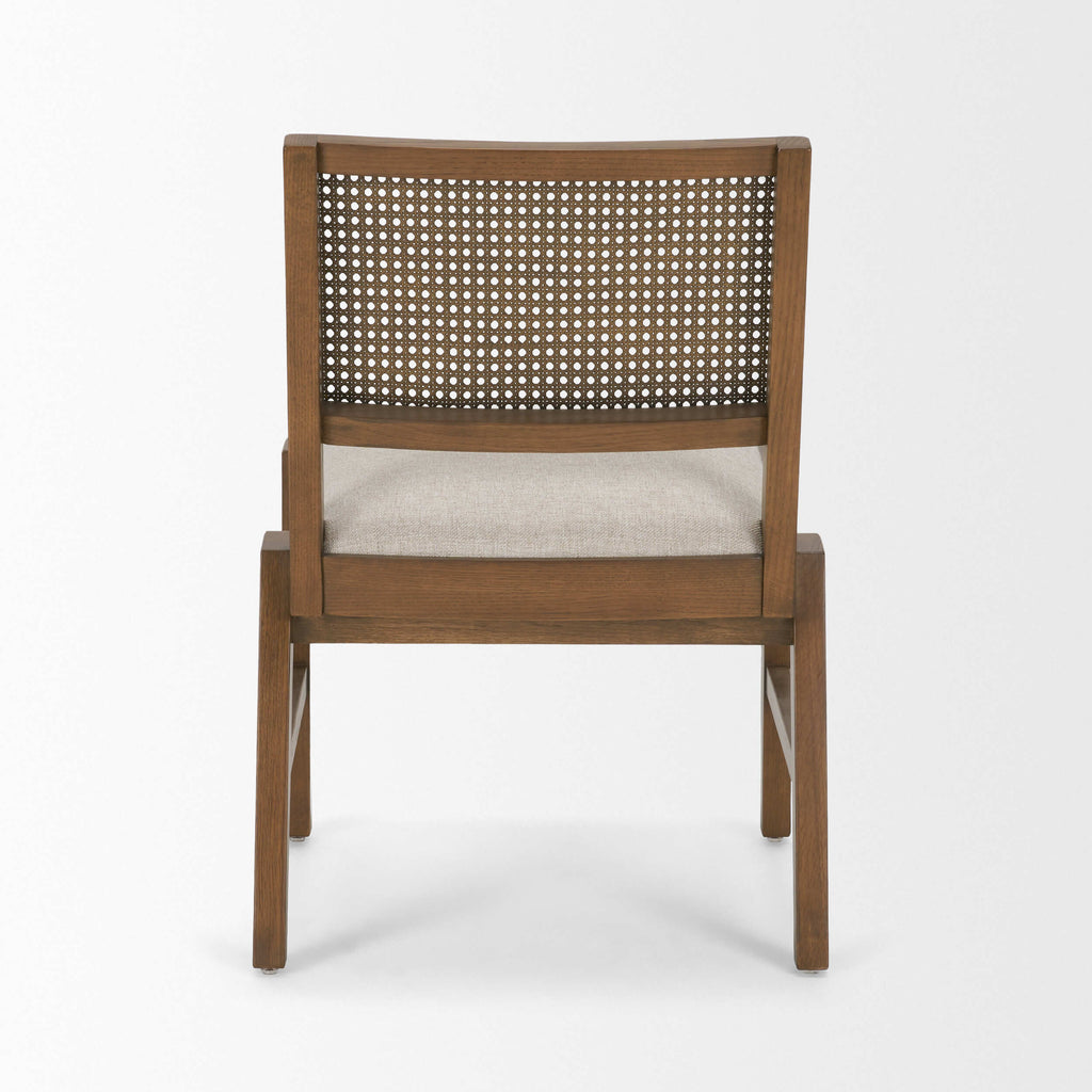 MERCANA REID BROWN CANE DINING CHAIR SET OF TWO 71243