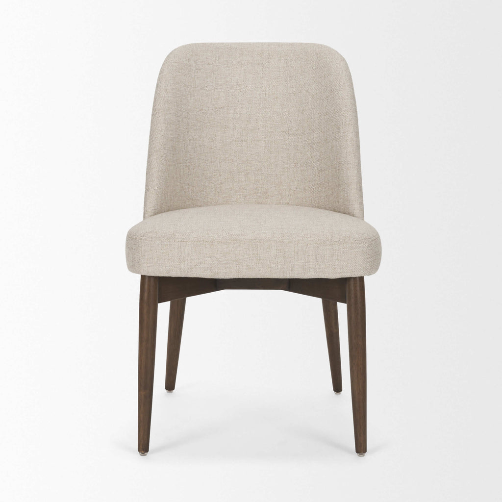 MERCANA ABBIE DINING SIDE CHAIR OATMEAL SET OF TWO 71246