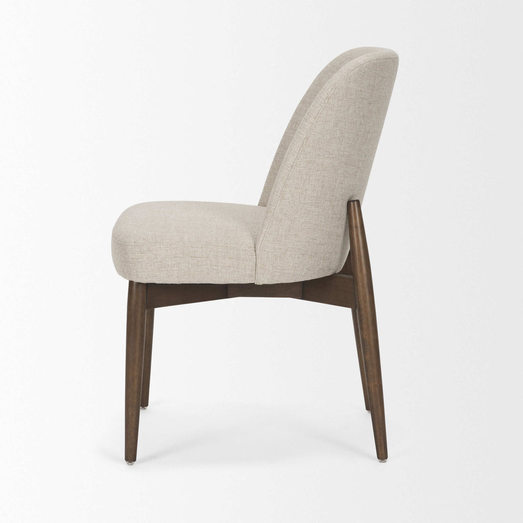 MERCANA ABBIE DINING SIDE CHAIR OATMEAL SET OF TWO 71246