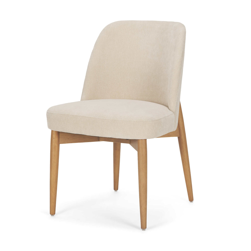 MERCANA ABBIE DINING SIDE CHAIR OATMEAL SET OF TWO 71247
