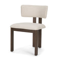 MERCANA SOHO OPEN BACK DINING CHAIR CREAM SET OF TWO 71249