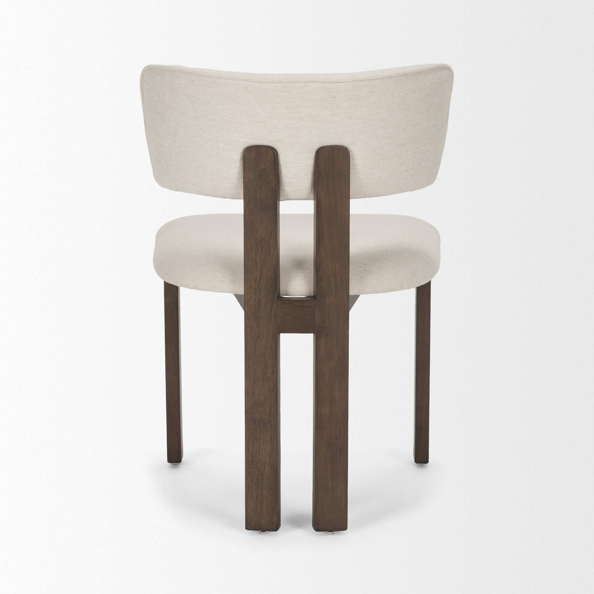 MERCANA SOHO OPEN BACK DINING CHAIR CREAM SET OF TWO 71249
