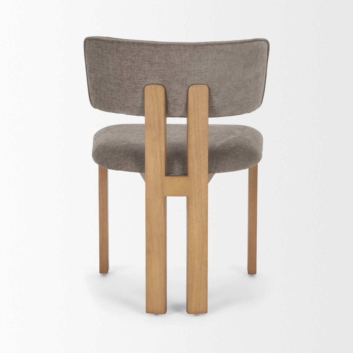 MERCANA SOHO OPEN BACK DINING CHAIR GRAY SET OF TWO 71250