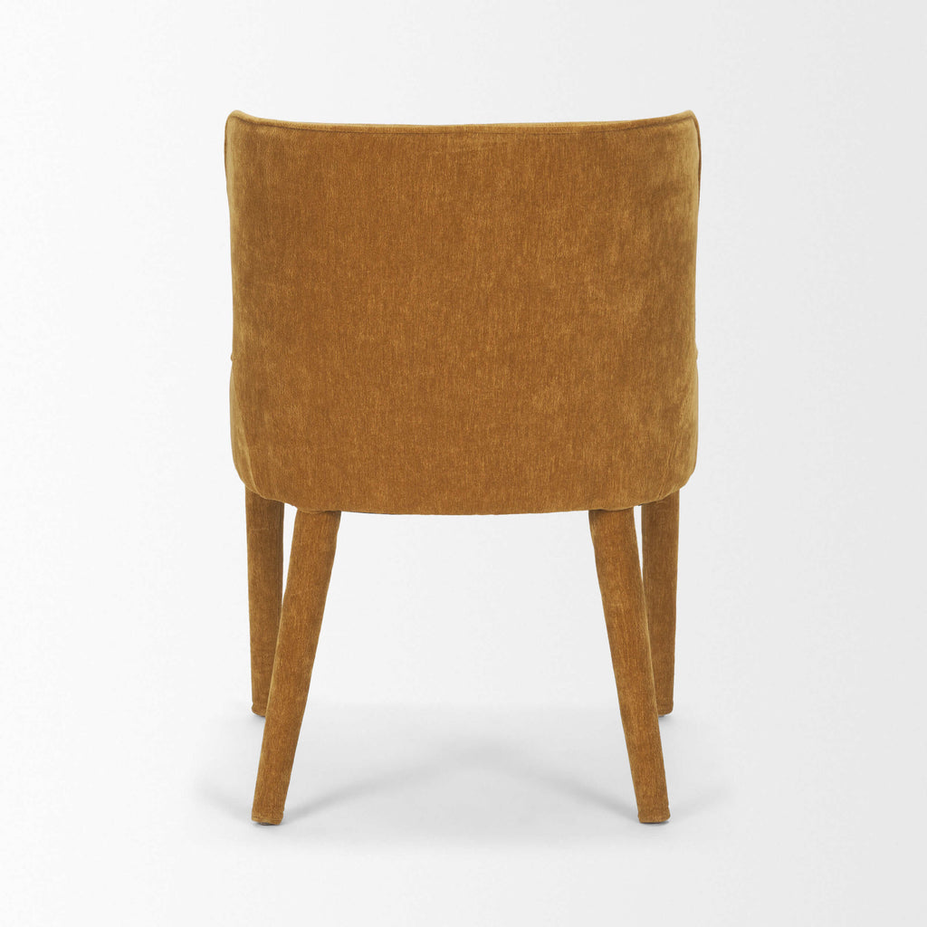 MERCANA NOLAN RUST CHENILLE DINING CHAIR SET OF TWO 71254