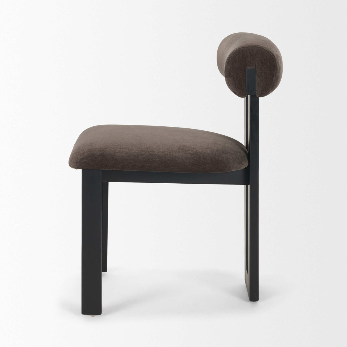 MERCANA TRIBECA CHARCOAL CHENILLE TRIPOD DINING CHAIR SET OF TWO 71260