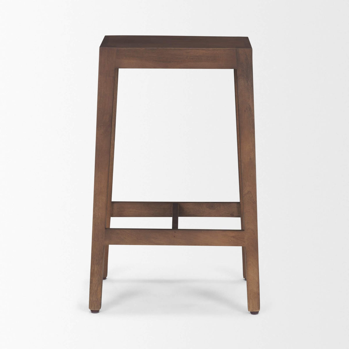 MERCANA COLONY 25" WOODEN STOOL MEDIUM BROWN 71132